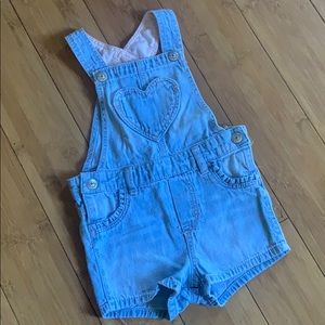 H&M overalls With heart shaped pocket